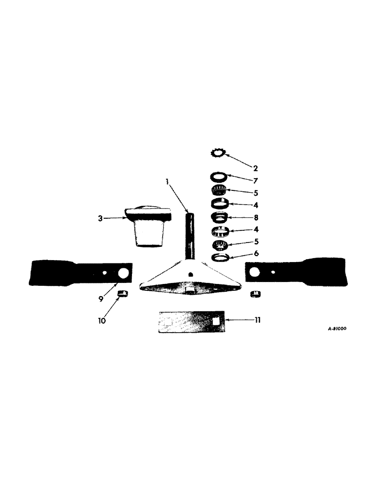 Схема запчастей Case IH HR8-1 - (P-06) - SPINDLES & BLADES 