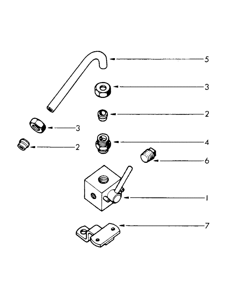 Схема запчастей Case IH FU-267D - (201) - 3-WAY DRAINCOCK FOR HYDRAULIC LIFT, WITH DIRECT PRESSURE SOCKET (08) - HYDRAULICS