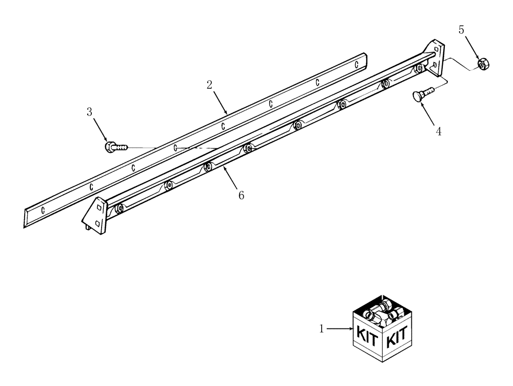 Схема запчастей Case IH RBX561 - (048) - SCRAPER KIT, BACK WRAP ROLLER (88) - ACCESSORIES