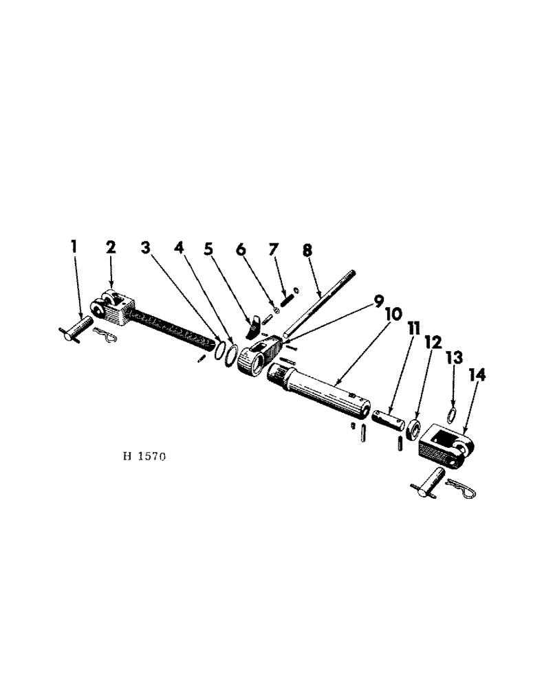 Схема запчастей Case IH 55 - (08-05) - HAND LIFT (RATCHET TYPE) 