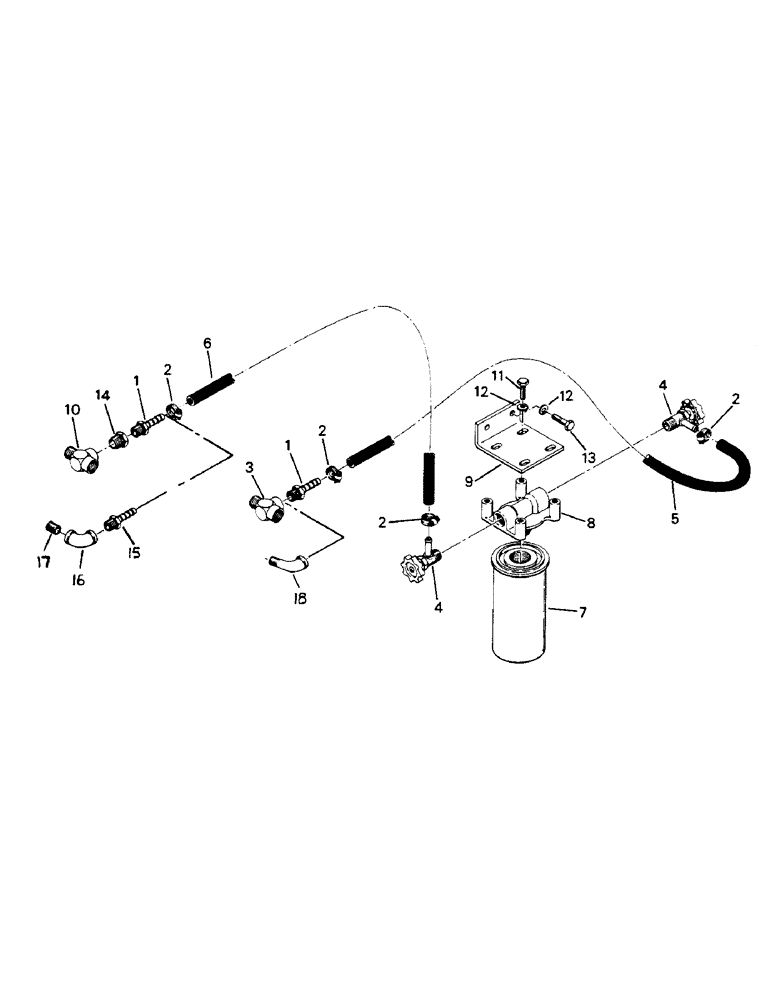 Схема запчастей Case IH PT225 - (04-08A) - WATER FILTER & MOUNTING, CAT 3306, AFTER 10-1-82, ASN 2501 (04) - Drive Train