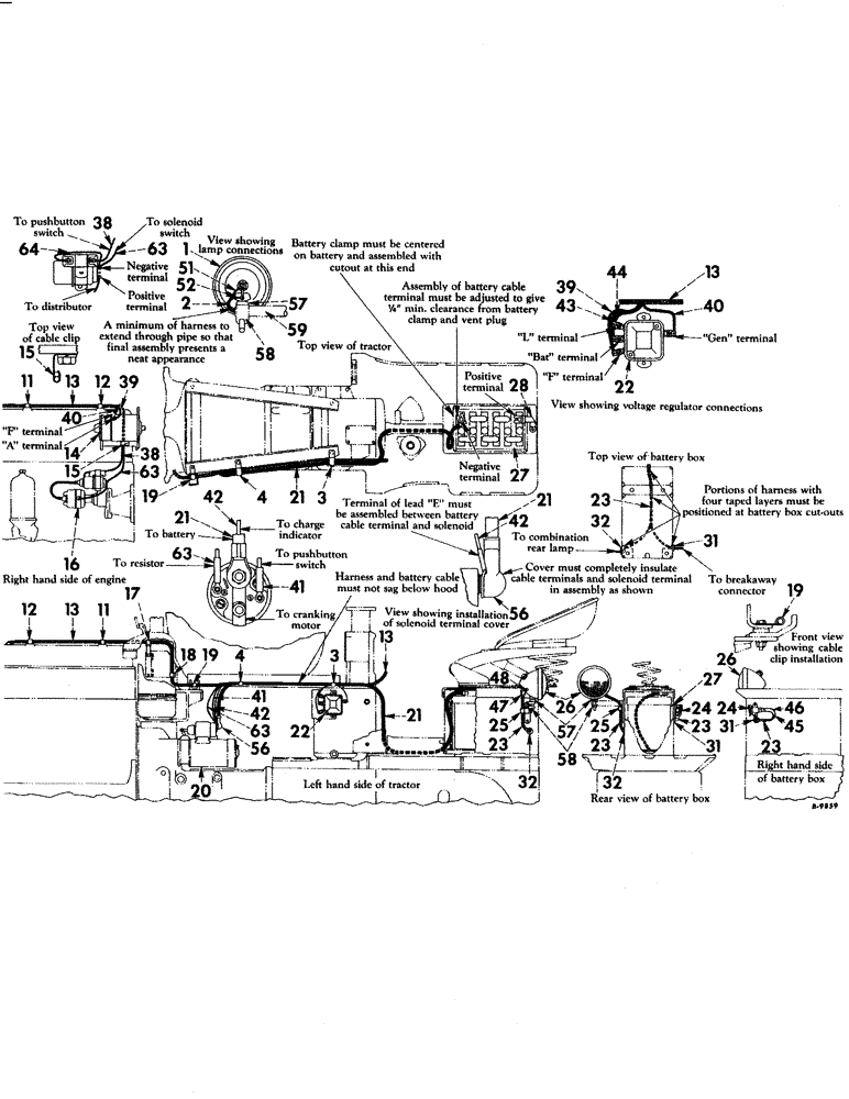 Схема запчастей Case IH 400-SERIES - (154) - ELECTRICAL SYSTEM, CARBURETED ENGINE, STARTING & LIGHTING, BATTERY IGNITION, 12 VOLT (06) - ELECTRICAL SYSTEMS