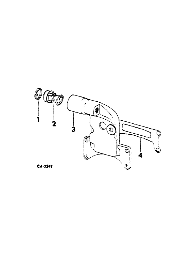 Схема запчастей Case IH C-175 - (F-09[A]) - THERMOSTAT AND HOUSING, ALL MACHINES EXCEPT 375 WINDROWERS 