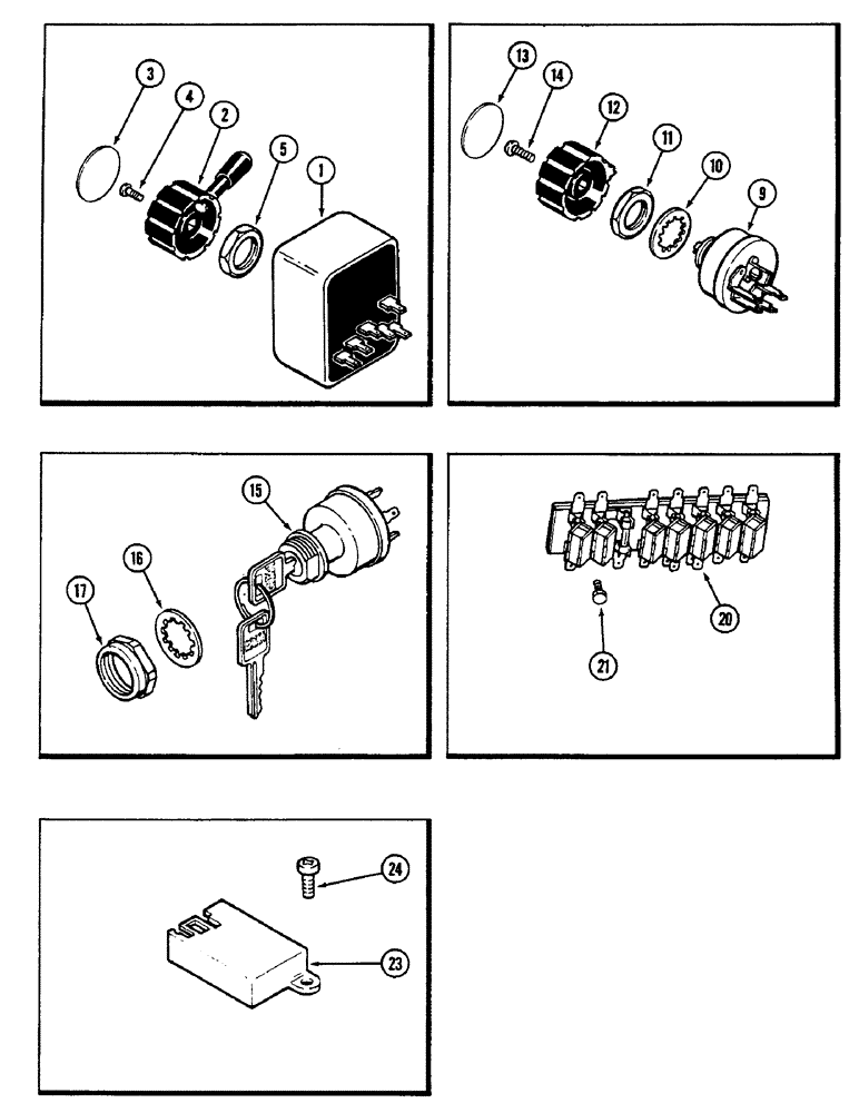 Схема запчастей Case IH 2290 - (4-116) - ELECTRICAL EQUIPMENT MOUNTING (04) - ELECTRICAL SYSTEMS