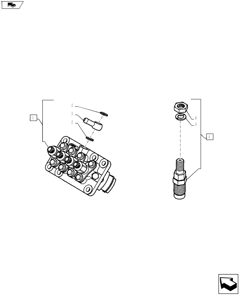 Схема запчастей Case IH FARMALL 45A - (10.246.01[02]) - INJECTION PUMP - INJECTORS (10) - ENGINE