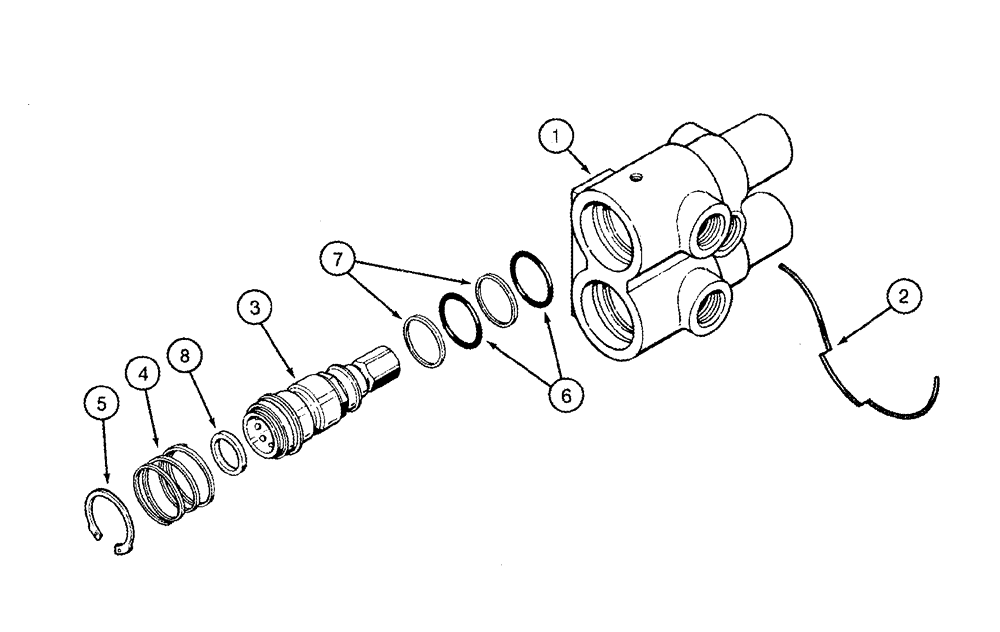 Схема запчастей Case IH 8920 - (8-060) - QUICK DISCONNECT COUPLERS, FIRST, SECOND, THIRD, AND FOURTH REMOTES (08) - HYDRAULICS