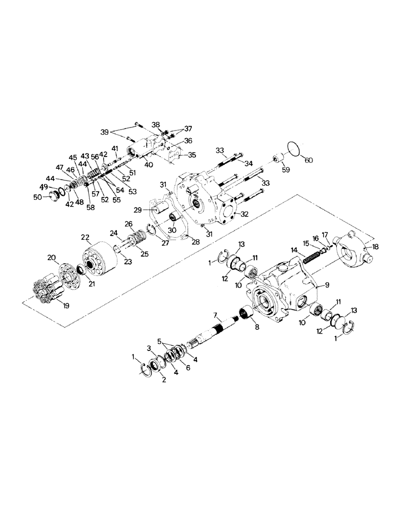 Схема запчастей Case IH STEIGER - (08-12) - HYDRAULIC PUMP ASSEMBLY (07) - HYDRAULICS