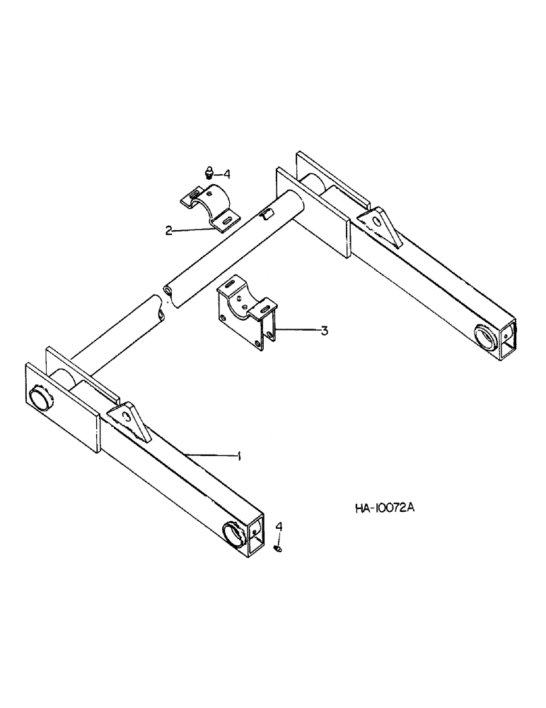 Схема запчастей Case IH 5000 - (H-05) - 5000 VIBRA CHISEL, 31-1/2 FOOT WING, ROCKSHAFT 