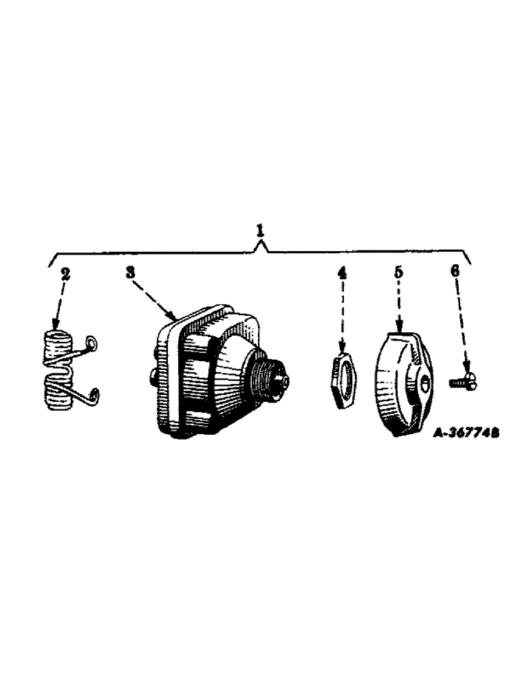 Схема запчастей Case IH 400-SERIES - (135) - ELECTRICAL SYSTEM, CARBURETED ENGINE, LIGHTING SWITCH, DELCO-REMY (06) - ELECTRICAL SYSTEMS