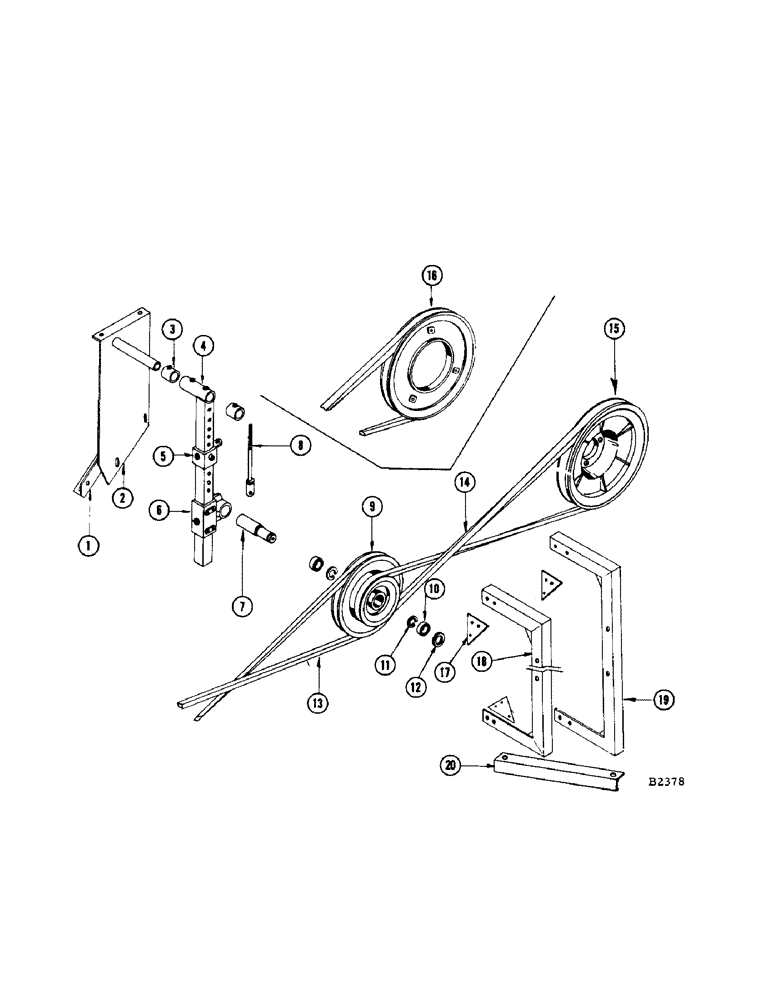 Схема запчастей Case IH 960 - (190) - STRAWCHOPPER CUTTER & SPREADER DRIVE (73) - RESIDUE HANDLING