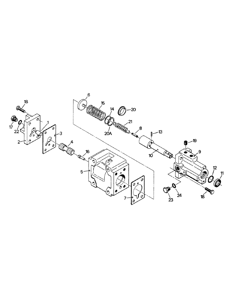 Схема запчастей Case IH CP-1360 - (04-35) - TRANSMISSION CONTROL VALVE ASSEMBLY (04) - Drive Train