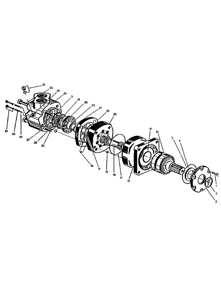 Схема запчастей Case IH 7000 - (B02-40) - HYDRAULIC MOTOR, 6000 CHAR-LYNN, 59.9 CUBIC INCH Hydraulic Components & Circuits