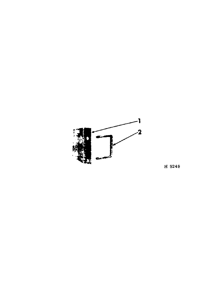 Схема запчастей Case IH 201 - (D-035[A]) - TRACTOR HITCH TRANSPORT SUPPORT, TRANSPORTING ATTACHMENT (58) - ATTACHMENTS/HEADERS