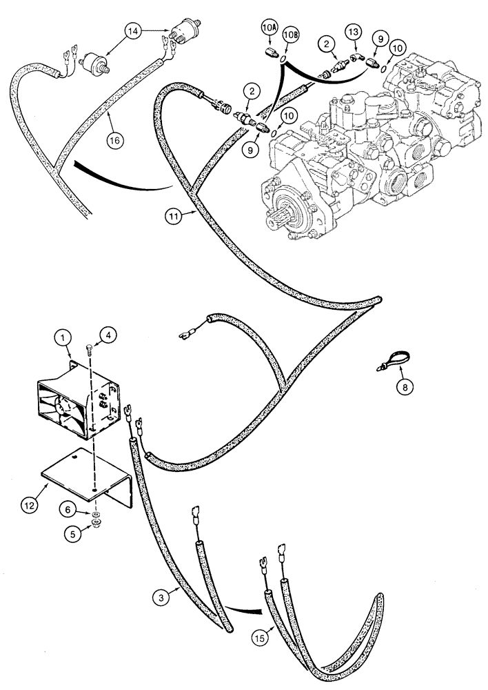 Схема запчастей Case IH 1835C - (4-30) - BACKUP ALARM (04) - ELECTRICAL SYSTEMS