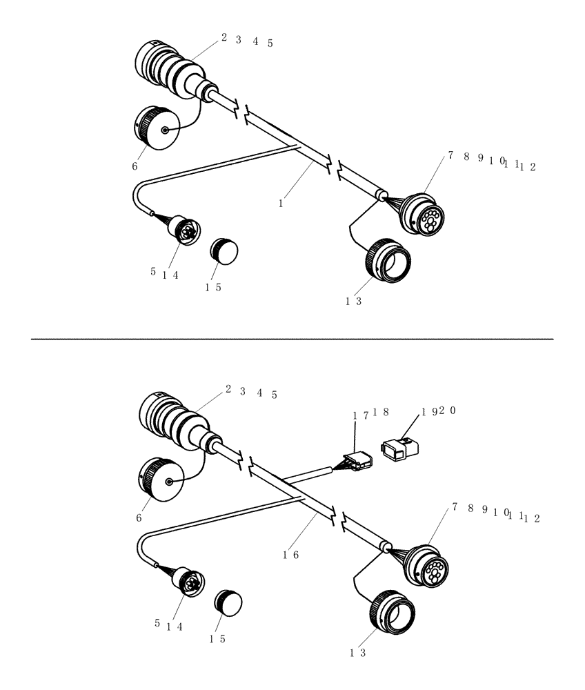 Схема запчастей Case IH ADX3360 - (A.50.A[19]) - TOW BEHIND SEED TOOL HARNESS A - Distribution Systems