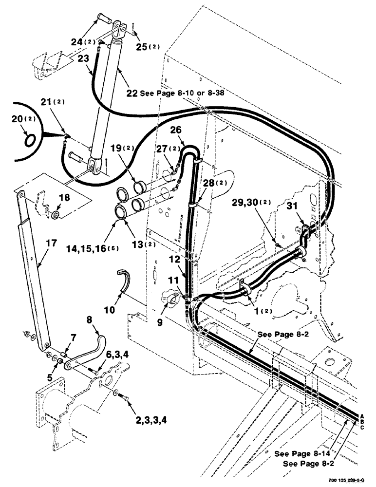 Схема запчастей Case IH RS451 - (8-04) - HYDRAULIC CONTROL ASSEMBLY, RIGHT (07) - HYDRAULICS