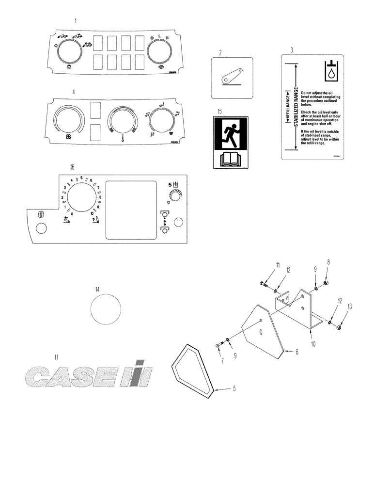 Схема запчастей Case IH STX280 - (09-53) - DECALS (09) - CHASSIS