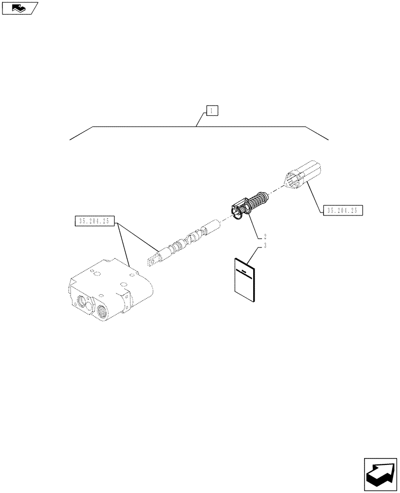 Схема запчастей Case IH PUMA 145 - (88.035.04) - DIA KIT, PERMANENT DETENT KIT FOR SINGLE RCV SPOOL (88) - ACCESSORIES