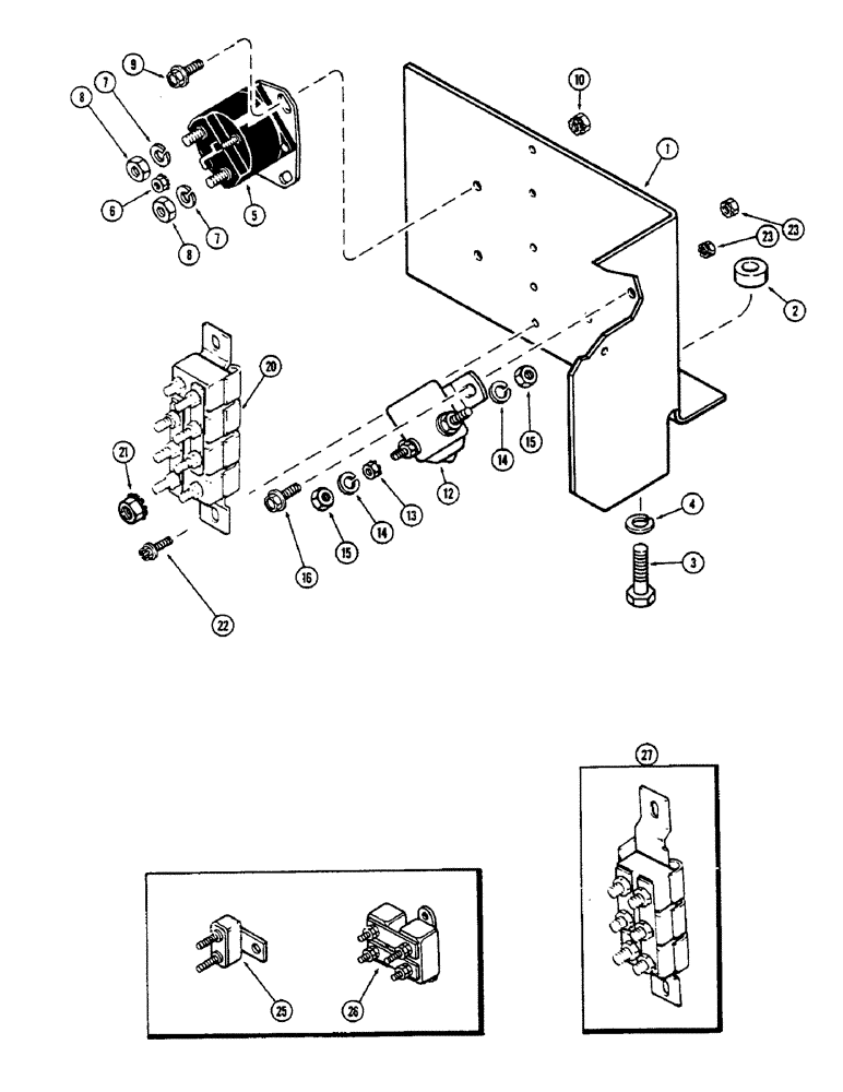 Схема запчастей Case IH 2390 - (4-108) - SOLENOID AND CIRCUIT BREAKERS (04) - ELECTRICAL SYSTEMS