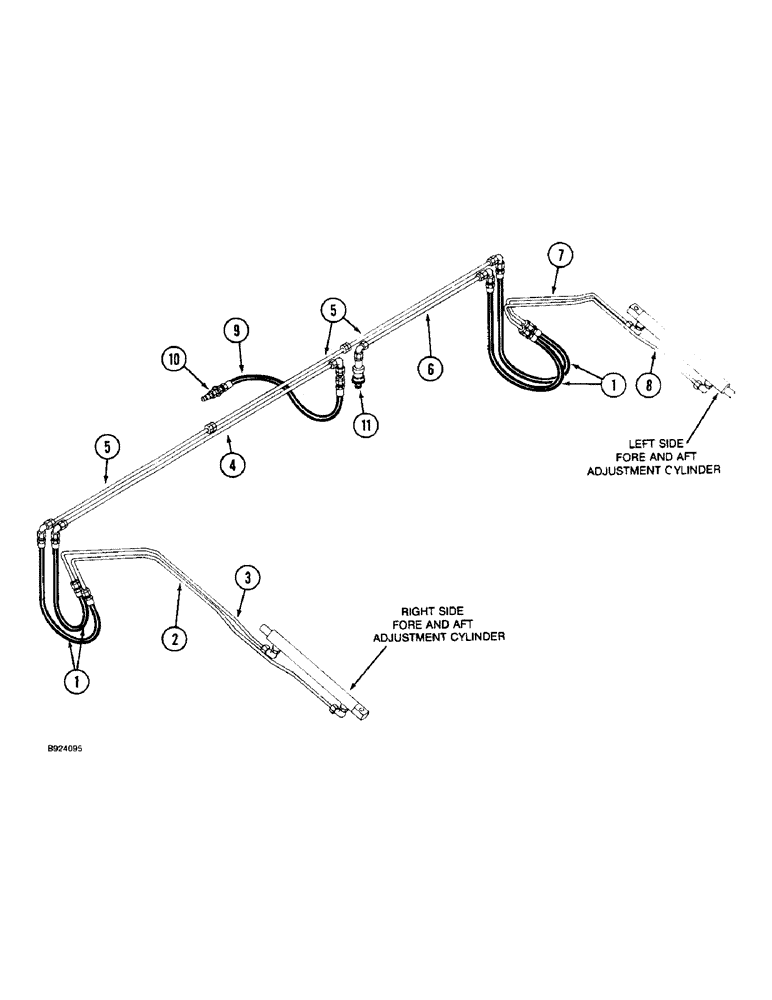 Схема запчастей Case IH 1020 - (1-12) - PICTORIAL INDEX, REEL FORE AND AFT ADJUSTMENT HYDRAULICS (35) - HYDRAULIC SYSTEMS