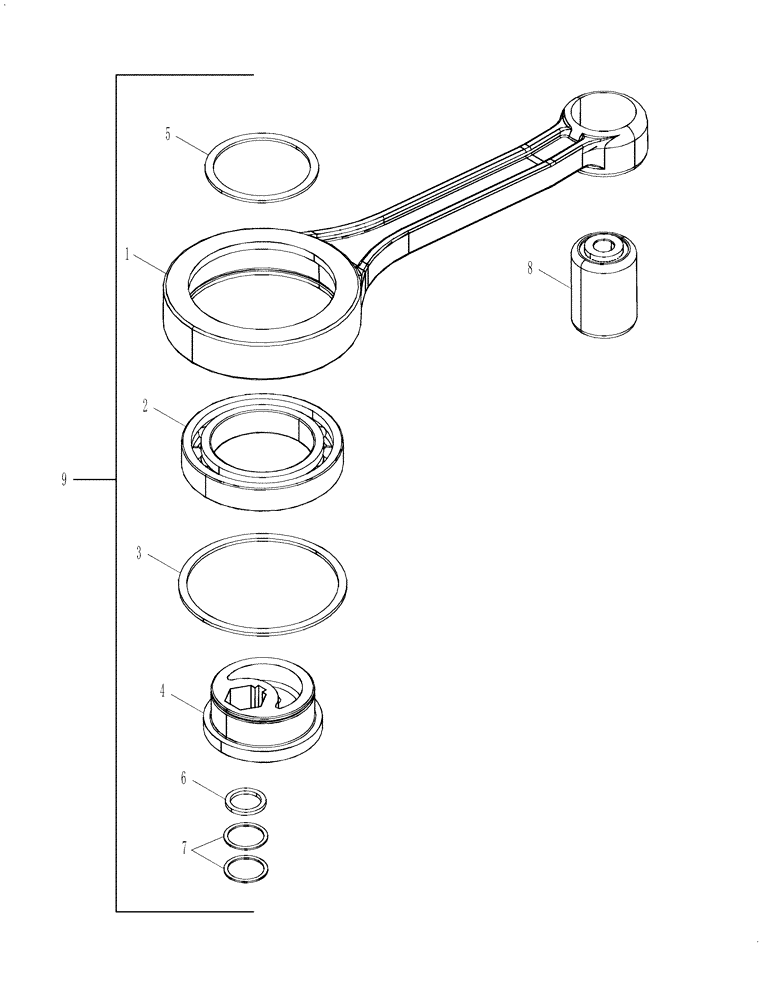 Схема запчастей Case IH 6130 - (74.101.27) - PITMAN, LEFT HAND ASSEMBLY (74) - CLEANING