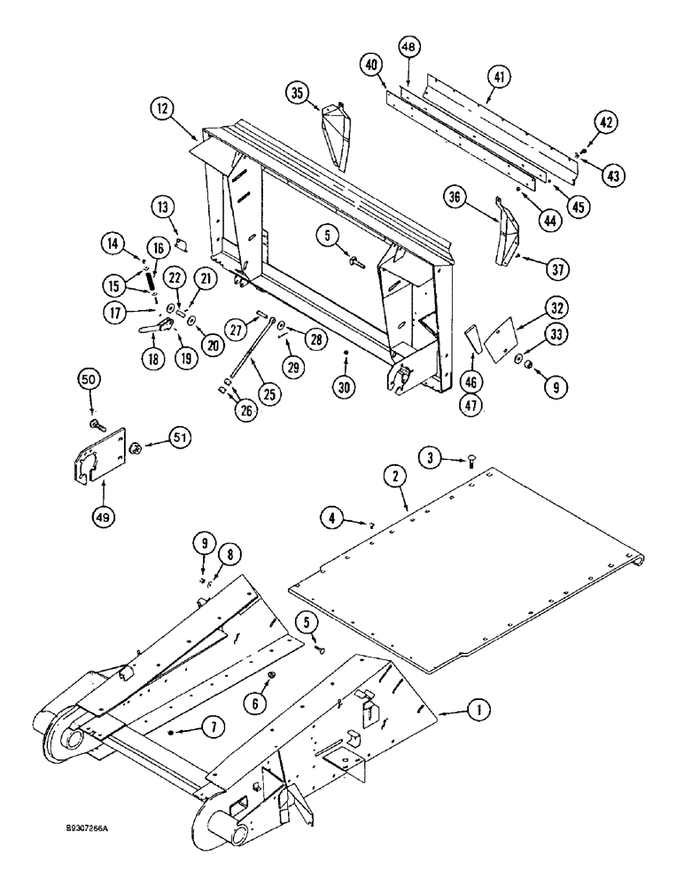 Схема запчастей Case IH 1666 - (9A-28) - FEEDER, HOUSING AND ADAPTER (13) - FEEDER