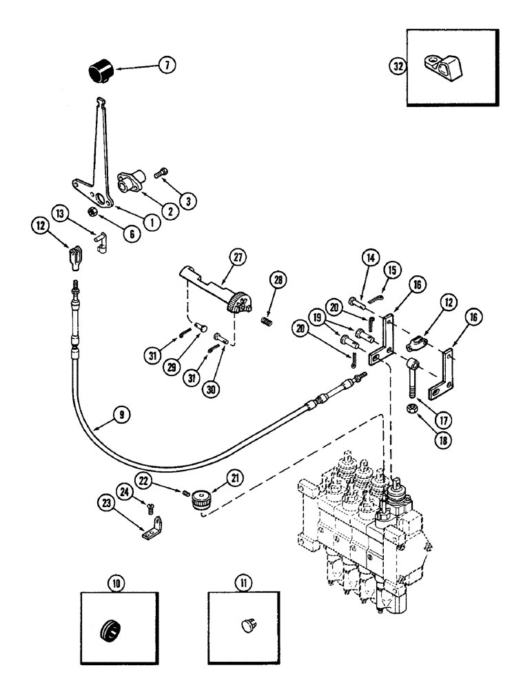 Схема запчастей Case IH 2096 - (8-294) - REMOTE HYDRAULICS, REMOTE ATTACHMENT, NUMBER FOUR CIRCUIT (08) - HYDRAULICS