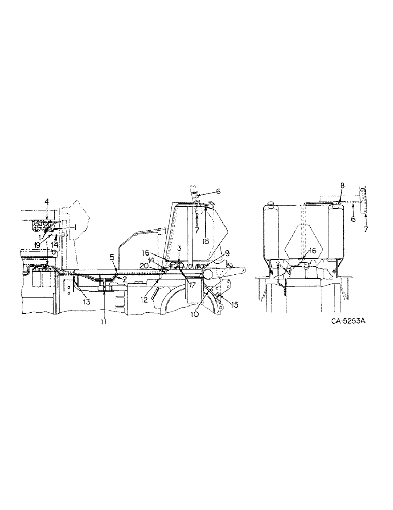 Схема запчастей Case IH 1586 - (12-05) - POWER, FUEL PIPE AND CONNECTIONS Power