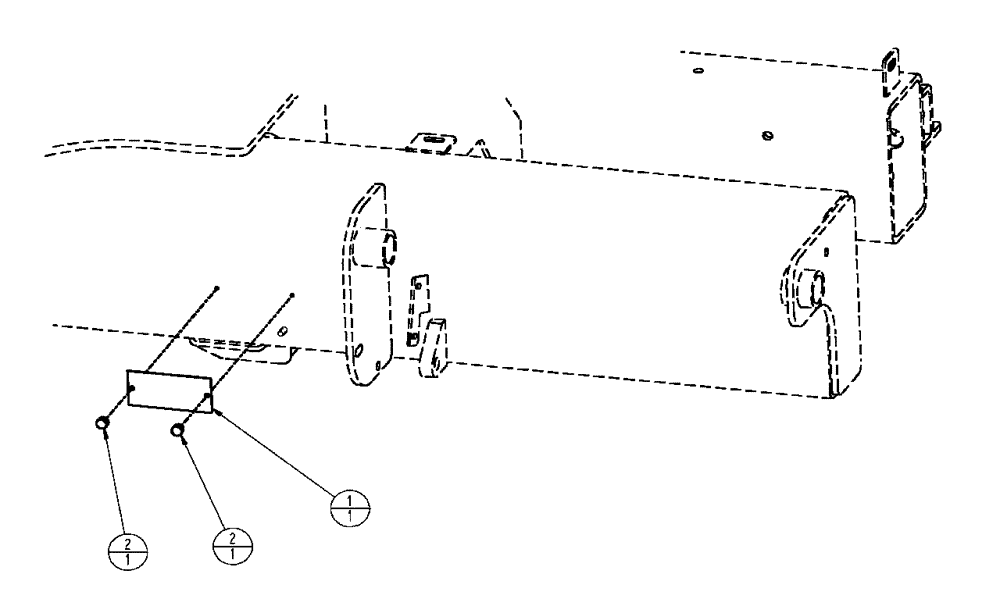 Схема запчастей Case IH SPX3320 - (04-033) - SERIAL PLATE GROUP Suspension & Frame