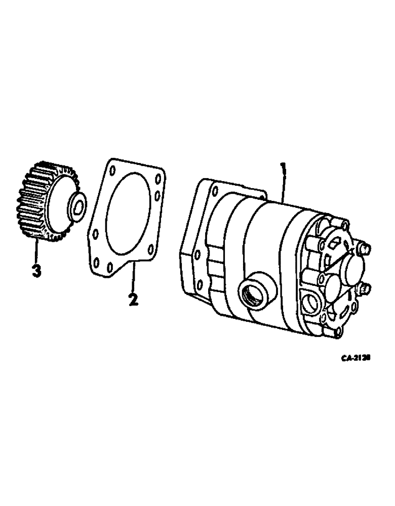 Схема запчастей Case IH 503 - (230) - HYDRAULIC REEL DRIVE CHAIN REDUCTION PUMP (35) - HYDRAULIC SYSTEMS