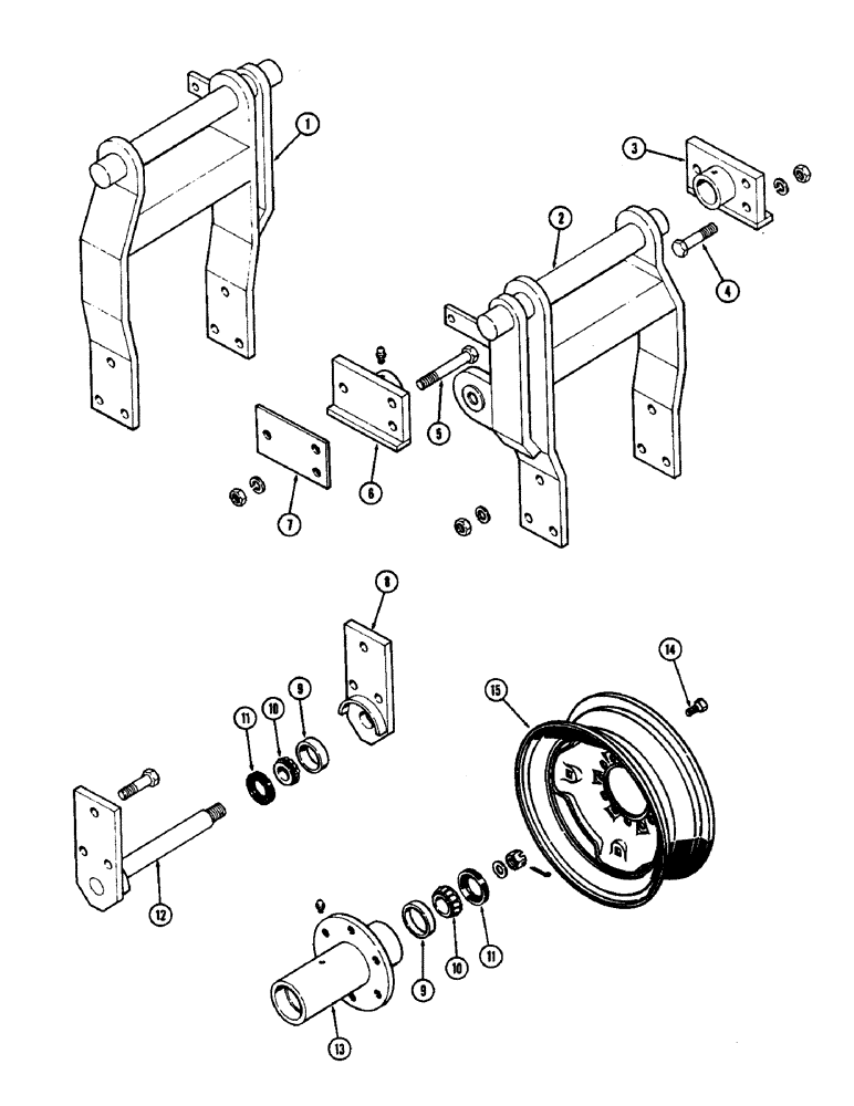 Схема запчастей Case IH WWC37-SERIES - (08) - STRADDLE WHEEL 