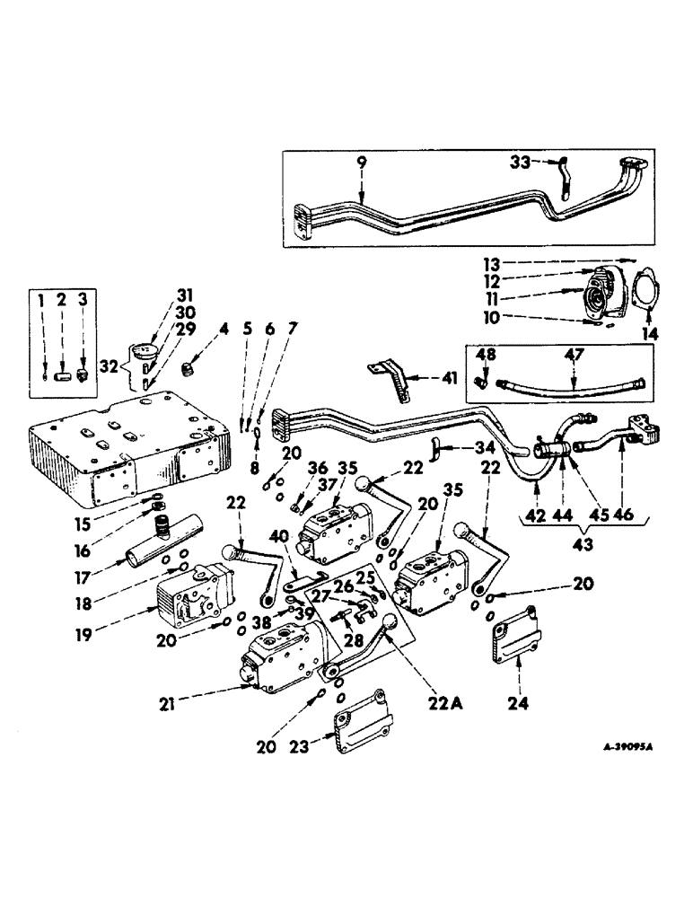 Схема запчастей Case IH 300 - (282) - HYDRAULIC SYSTEM, HYDRA-TOUCH SYSTEM, SPECIAL, HYDRAULIC PUMP, MANIFOLD TUBES, VALVES AND CONTROLS (07) - HYDRAULIC SYSTEM