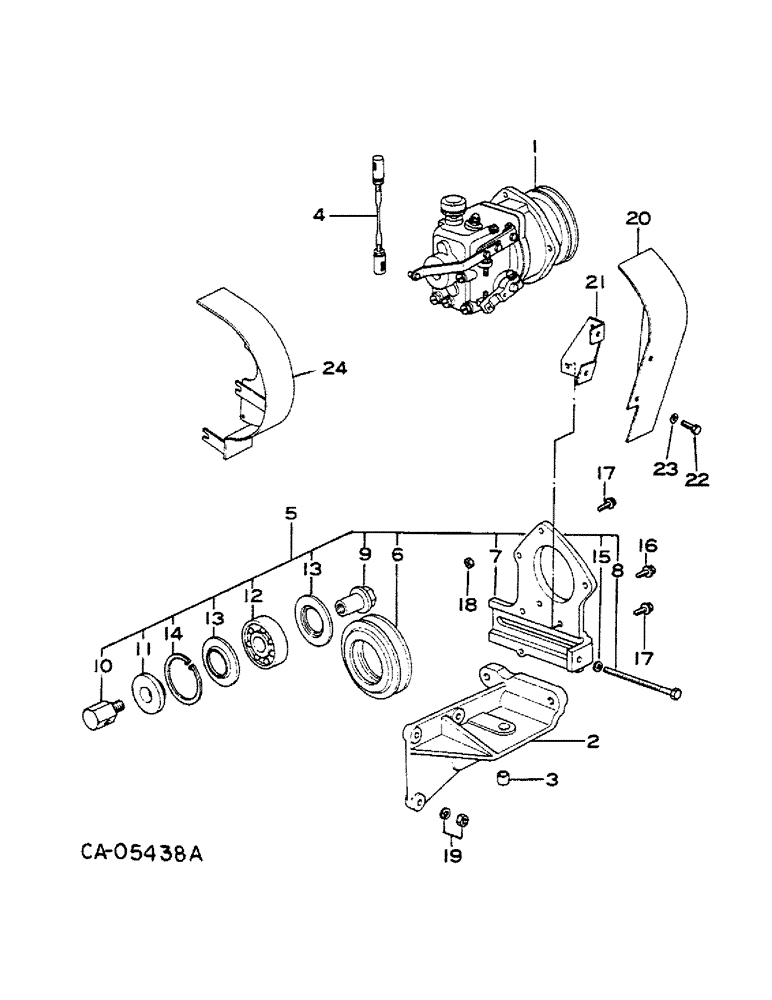 Схема запчастей Case IH 284 - (12-32) - POWER, GASOLINE ENGINE, MAZDA, GOVERNOR AND CONNECTIONS Power