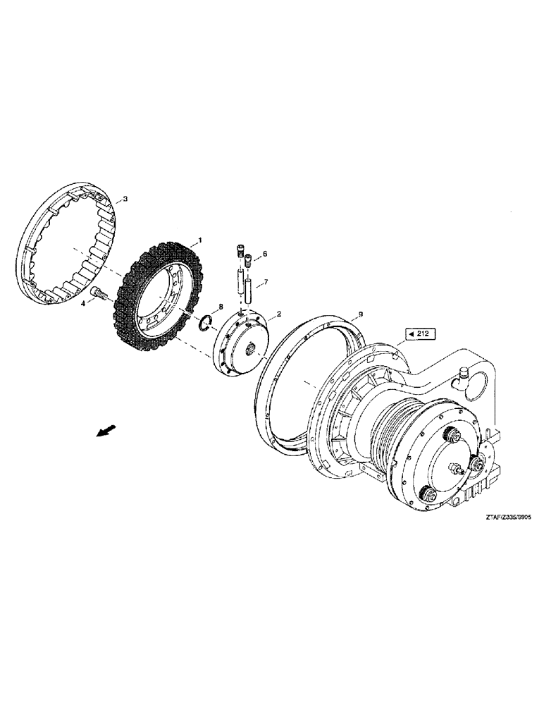 Схема запчастей Case IH 8790 - (256) - CLUTCH (18) - CLUTCH