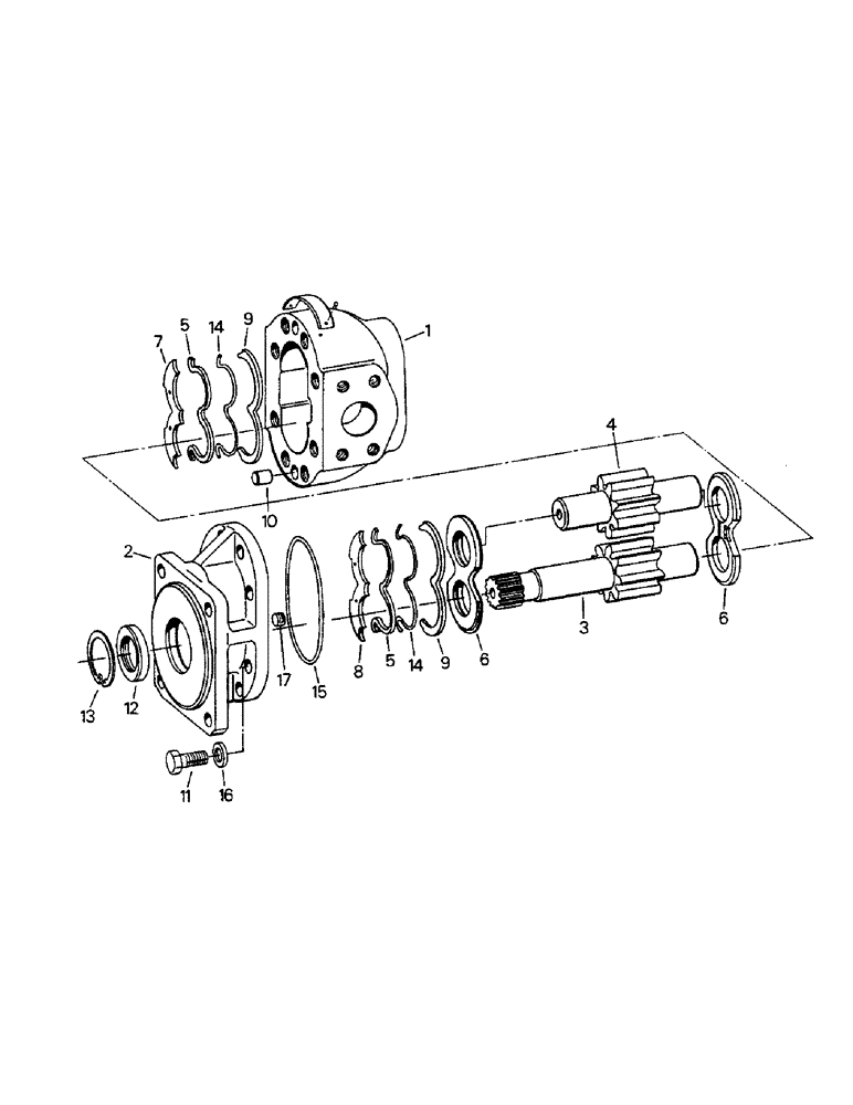 Схема запчастей Case IH 9110 - (04-80) - TRANSMISSION LUBE PUMP ASSEMBLY (04) - Drive Train