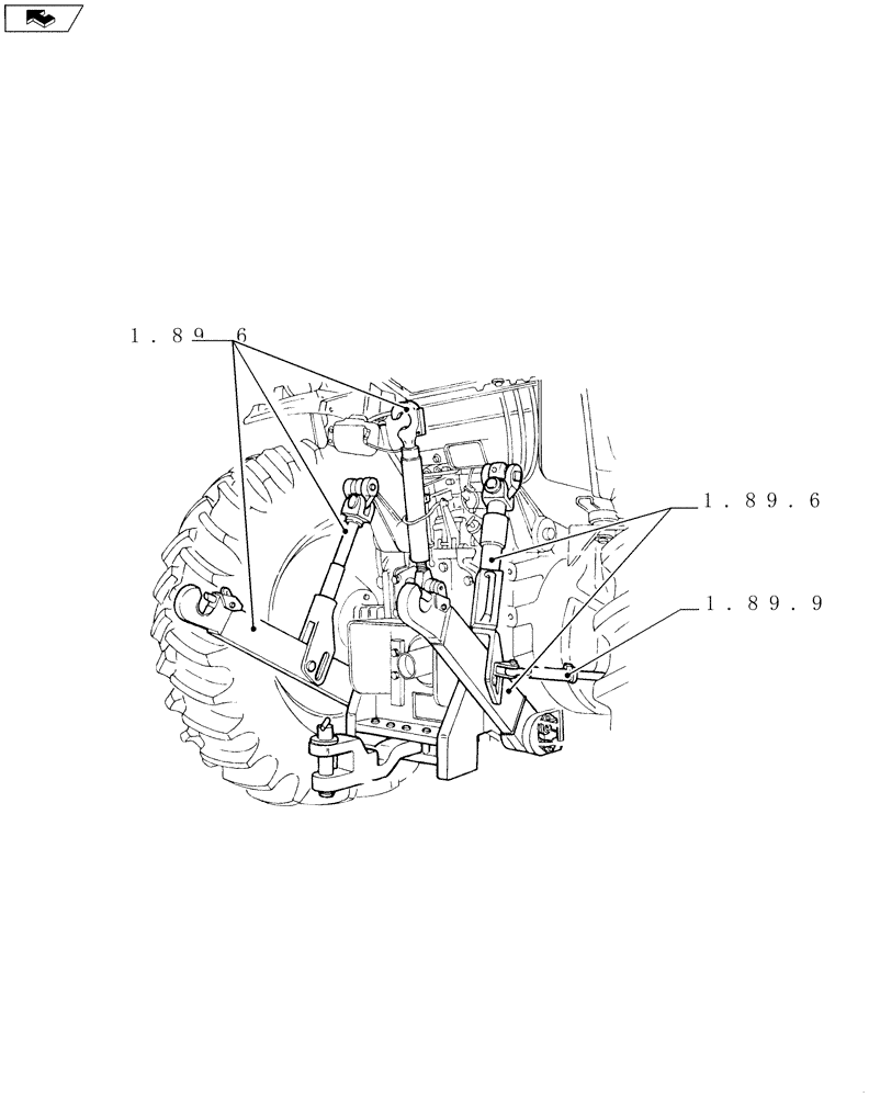 Схема запчастей Case IH PUMA 155 - (SEC. 09) - LINKAGE (00) - GENERAL