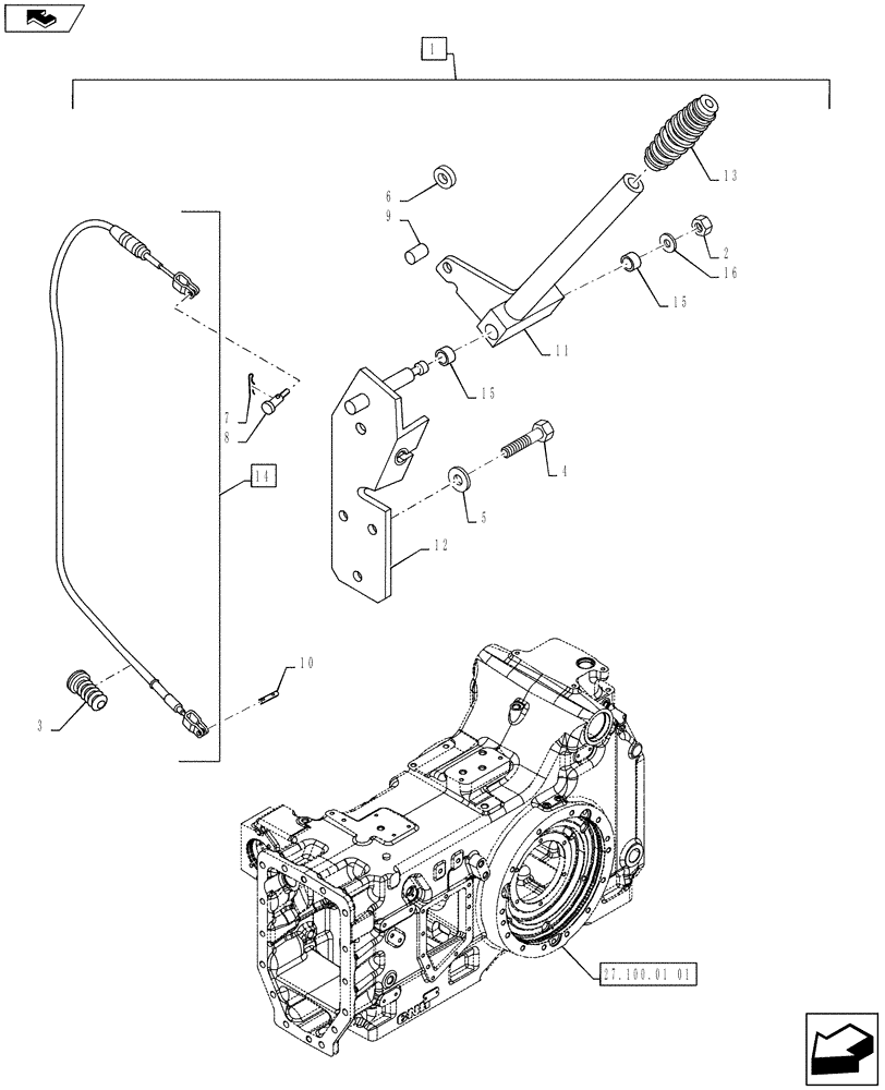 Схема запчастей Case IH PUMA 130 - (88.037.06[03]) - DIA KIT, AUTOMATIC PICK UP HITCH WITH HYDR PUSH BACK - PUMA 130 & 145 (88) - ACCESSORIES