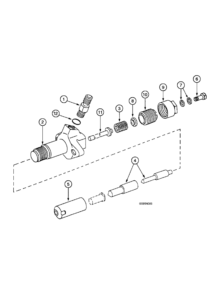 Схема запчастей Case IH D-358 - (6-076) - INJECTION NOZZLE, 826 AND 2826 TRACTORS 