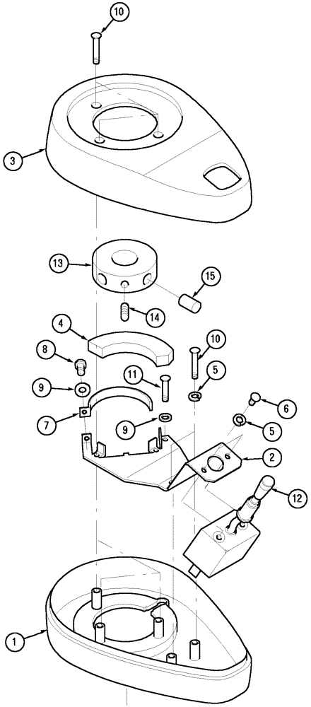 Схема запчастей Case IH CX50 - (04-32) - TURN SIGNAL (04) - ELECTRICAL SYSTEMS