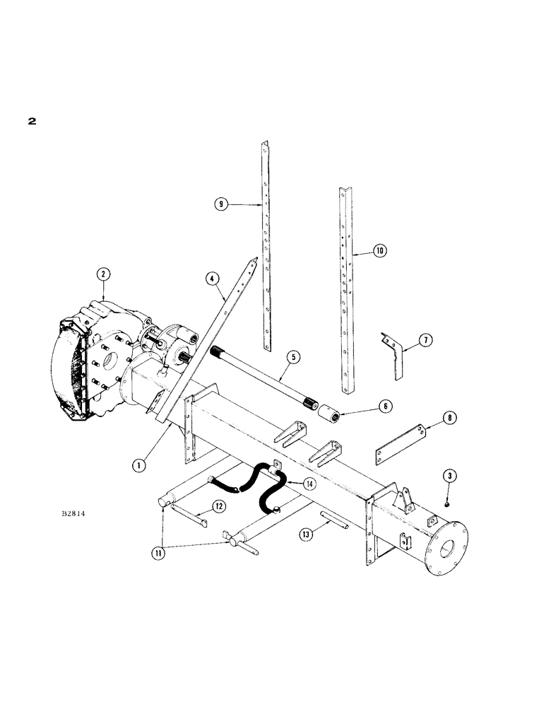 Схема запчастей Case IH 1665 - (02) - FRONT AXLE (25) - FRONT AXLE SYSTEM