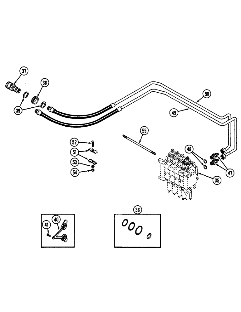 Схема запчастей Case IH 2290 - (8-426) - REMOTE HYDRAULICS, REMOTE ATTACHMENT, NUMBER 4 CIRCUIT (08) - HYDRAULICS