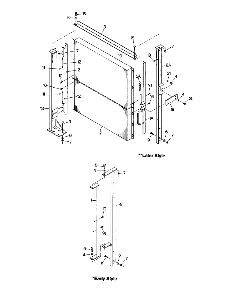 Схема запчастей Case IH KR-1280 - (03-07) - OIL COOLER AND CONDENSER MOUNTING (03) - Climate Control