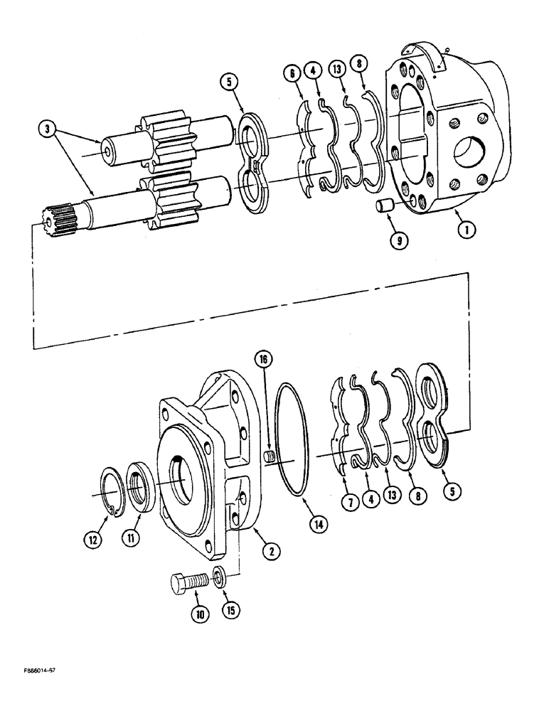 Схема запчастей Case IH STEIGER - (6-28) - TRANSMISSION, LUBE PUMP (06) - POWER TRAIN