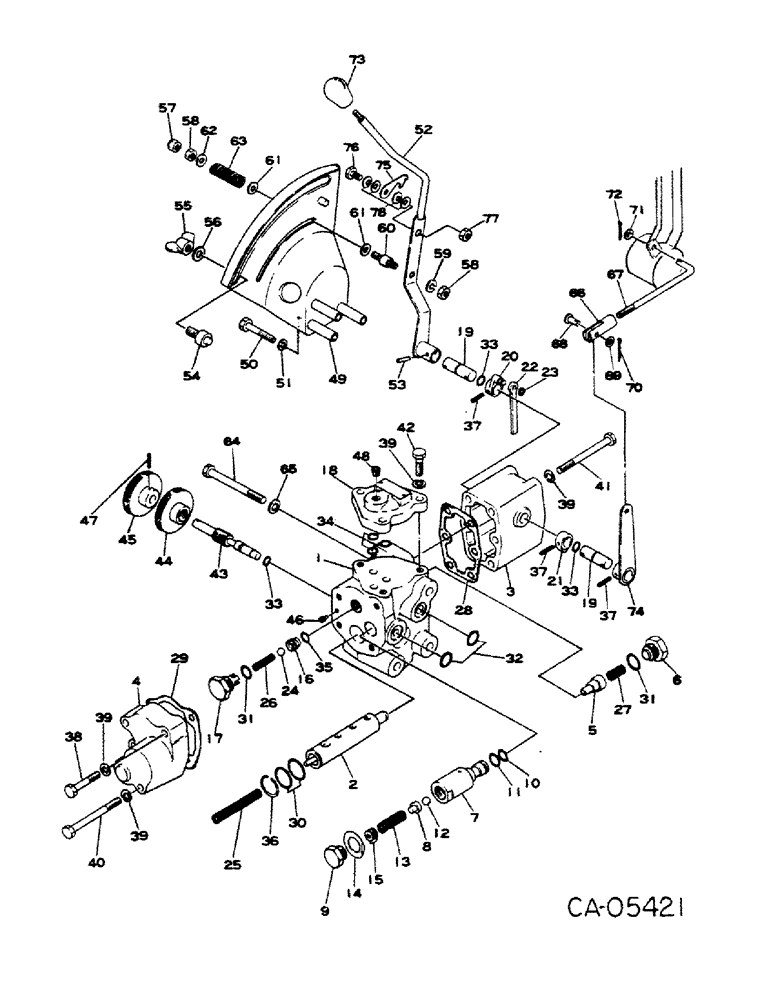 Схема запчастей Case IH 284 - (10-02) - HYDRAULICS, HYDRAULIC CONTROL VALVE (07) - HYDRAULICS