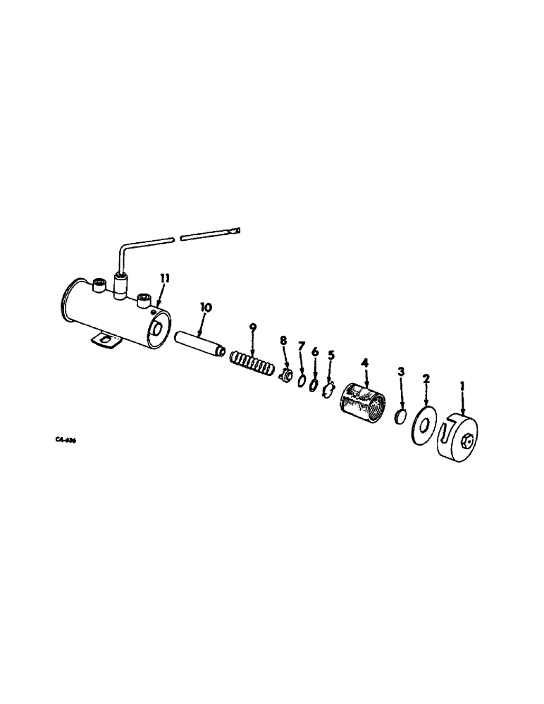 Схема запчастей Case IH 815 - (E-22) - FUEL SYSTEM, FUEL PUMP, SERIAL NO. 1972 AND BELOW FOR GASOLINE SERIAL NO. 2200 AND BELOW FOR DIESEL (02) - FUEL SYSTEM