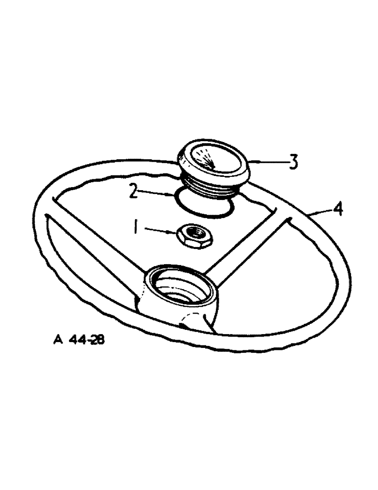 Схема запчастей Case IH 384 - (05-04) - STEERING, STEERING WHEEL (04) - STEERING