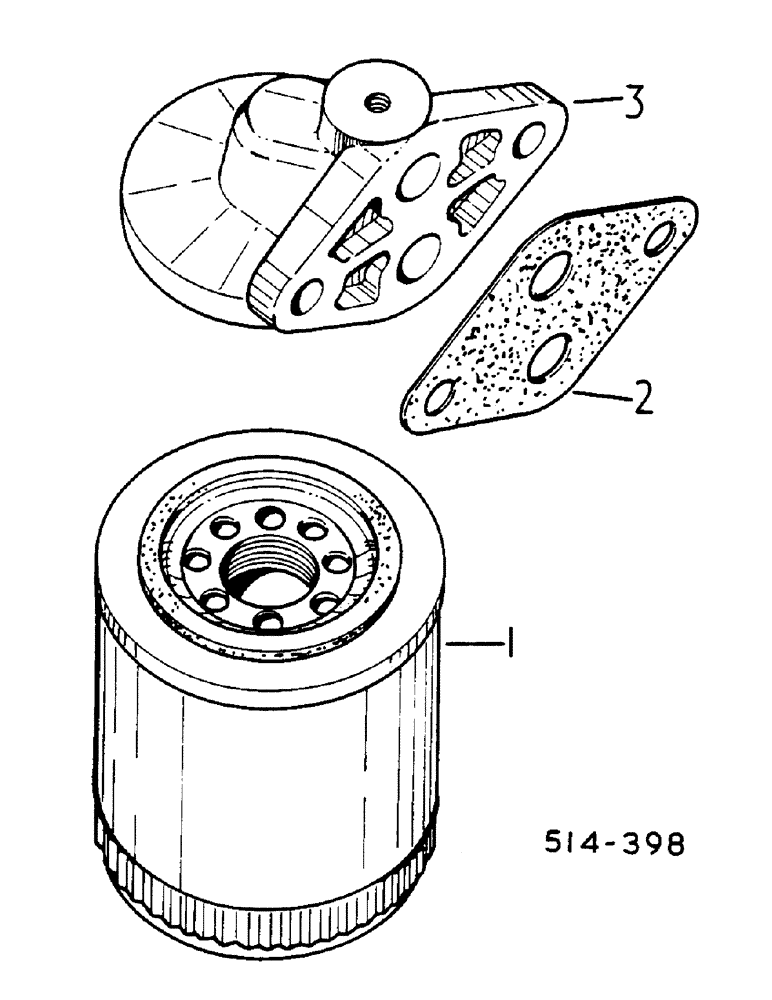 Схема запчастей Case IH 784 - (12-097) - LUB. OIL FILTER Power