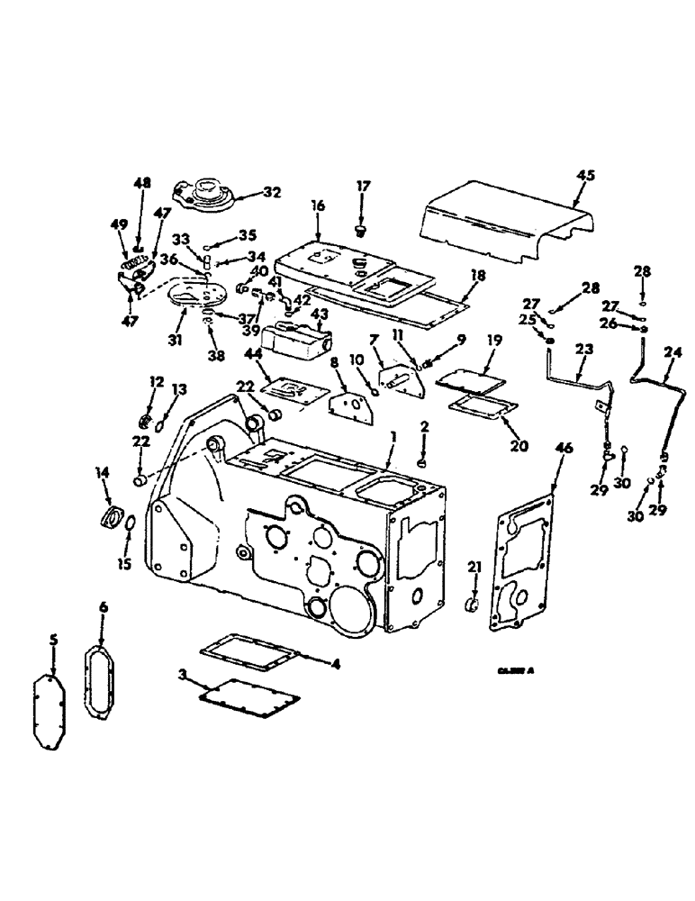 Схема запчастей Case IH 2500 - (07-002) - HYDRO DRIVE HOUSING, CONTROL CAM, MULTI VALVE (04) - Drive Train