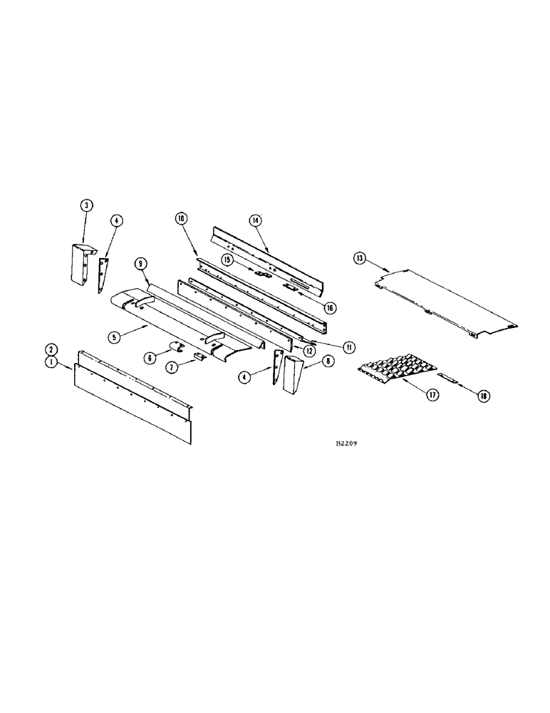 Схема запчастей Case IH F345 - (20) - ADAPTING PARTS, MODELS 1000, 1010, 1060, PLATES, FEED, FILLER AND SEAL (58) - ATTACHMENTS/HEADERS