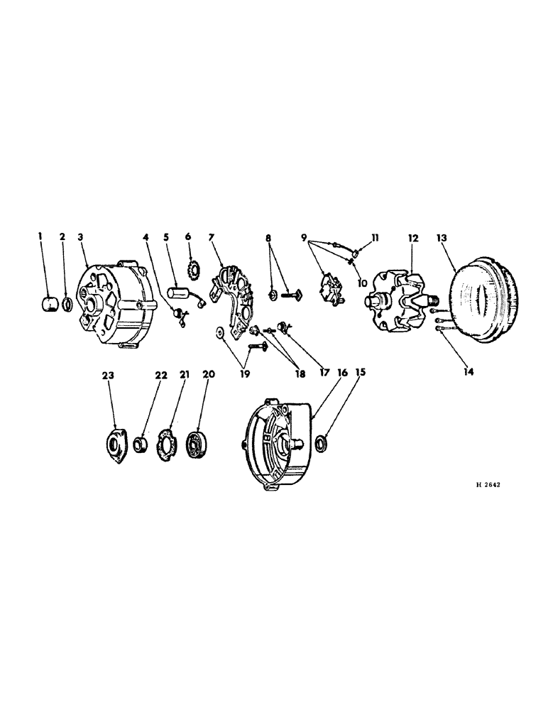 Схема запчастей Case IH 210 - (G-09) - ELECTRICAL SYSTEM, ALTERNATOR, DELCO-REMY (06) - ELECTRICAL SYSTEMS